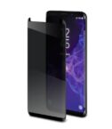 PRIVACY 3D GLASS - Vetro 9H con bordo colorato nero per schermo curvo con effetto Privacy compatibile con Samsung Galaxy S9+