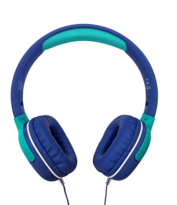 KIDSBEAT2 - Cuffia a filo per bambini, limitazione del volume a 85dB, archetto regolabile, microfono, pieghevoli [TECH for KIDS]
