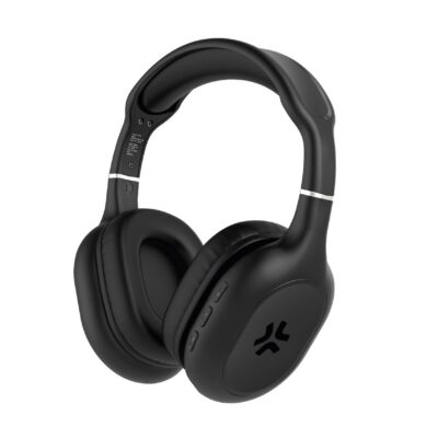 HEADPHONESPTL - Cuffia wireless, comandi integrati, microfono incorporato, archetto regolabile, connessione automatica, padiglioni imbottiti, tempo utilizzo 8 ore