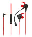 CYBERWIRED - Auricolare a filo con jack 3,5mm, ideale per il Gaming, dotati di archetto, microfono flessibile ed estraibile, funzione mute, controllo remoto sul cavo