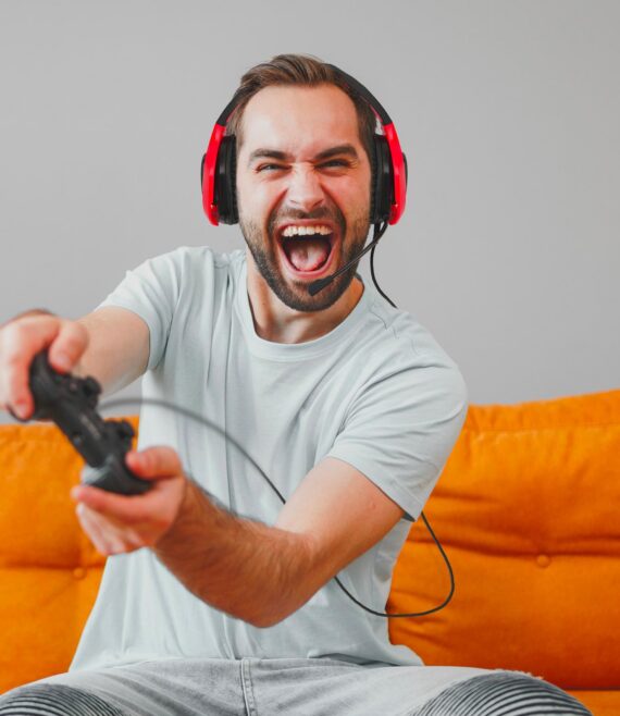 CYBERBEAT - Cuffia a filo per Gaming, connessione jack 3.5mm, padiglioni imbottiti, microfono flessibile, controllo remoto, funzione mute, luci LED