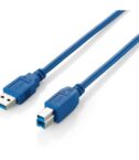 EQUIP - CAVO USB 3.0 da Tipo-A a Tipo-B, Blu, M/M, 3.0m