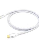 EQUIP - CAVO USB 3.2 Gen 2 da C a C, M/M, PD100W, 4K/60Hz, 10Gbps, Bianco, 1.0m