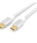 EQUIP - CAVO USB 3.2 Gen 2 da C a C, M/M, PD100W, 4K/60Hz, 10Gbps, Bianco, 1.0m