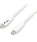 EQUIP - CAVO USB 3.2 Gen 1 da C a C, M/M, PD 60W, 5Gbps, Bianco, 1.0m