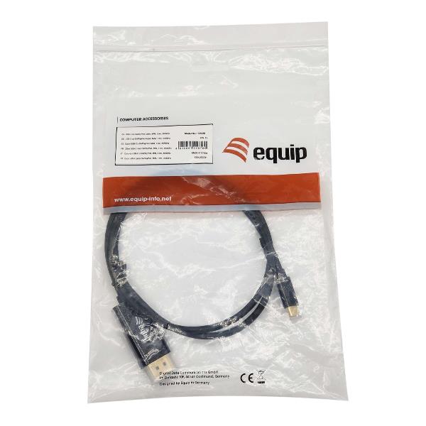 EQUIP - CAVO da USB-C a DisplayPort 4K/60Hz M/M (comp. Thunderbolt 3), 1.0m