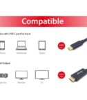 EQUIP - CAVO da USB-C a HDMI 4K/30Hz 32AWG M/M, 3.0m