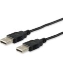 EQUIP - CAVO USB 2.0 AM/AM, Nero, 5.0m