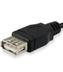 EQUIP - CAVO PROLUNGA USB-A 2.0 M/F, Nero, 5.0m