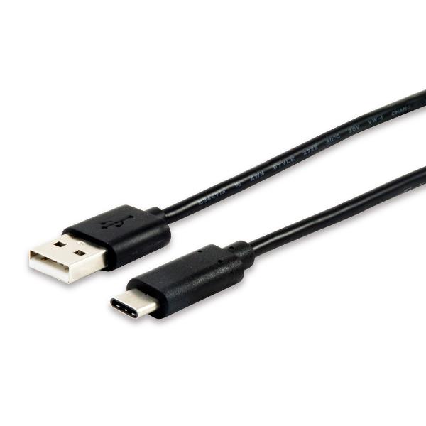 EQUIP - CAVO USB 2.0 da Tipo-C a Tipo-A M/M, 1.0m