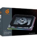 Turbofan Gaming Laptop Cooling Pad con Hub USB, RGB, Schiuma Sigillata, Supporto Mobile