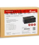 EQUIP - SWITCH HDMI 2.0 4K/60Hz, 3xIN + 1xOUT