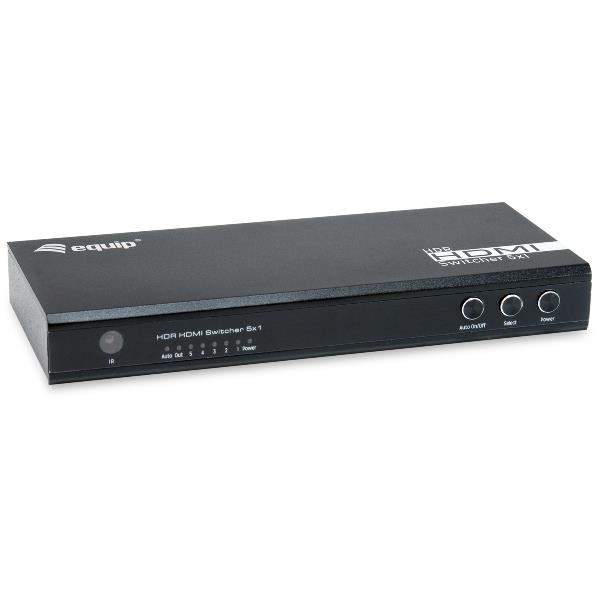 EQUIP - SWITCH HDMI 2.0 4K/60Hz, 5xIN + 1xOUT