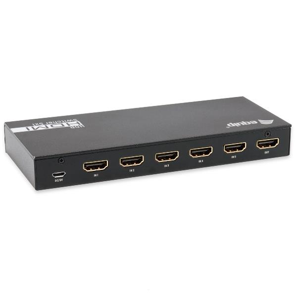 EQUIP - SWITCH HDMI 2.0 4K/60Hz, 5xIN + 1xOUT