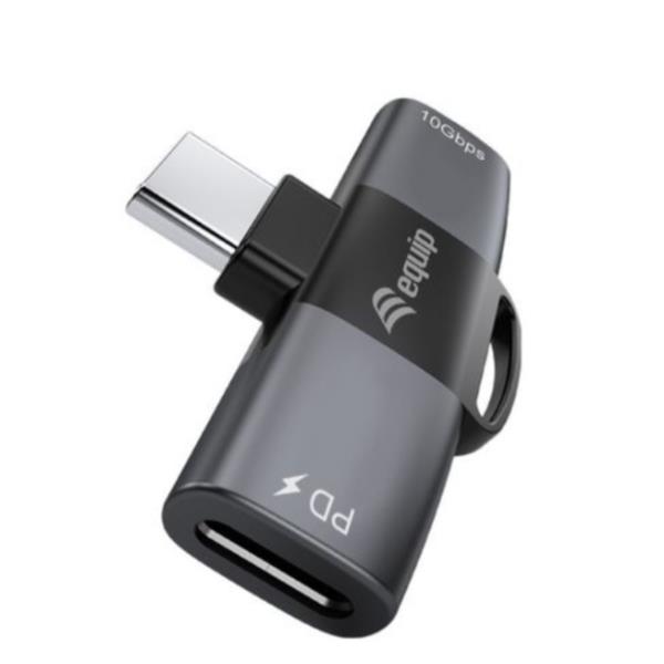 EQUIP - ADATTATORE OTG USB-C 2 in 1, PD 100W, 10Gbps