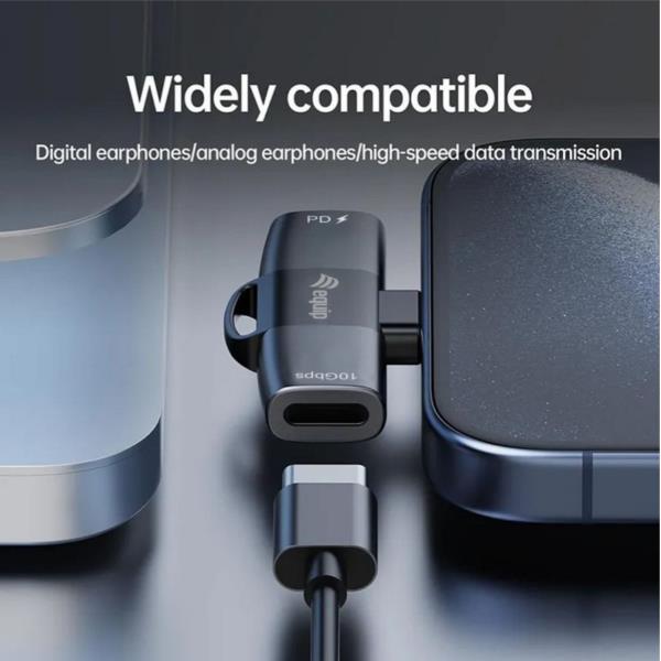 EQUIP - ADATTATORE OTG USB-C 2 in 1, PD 100W, 10Gbps
