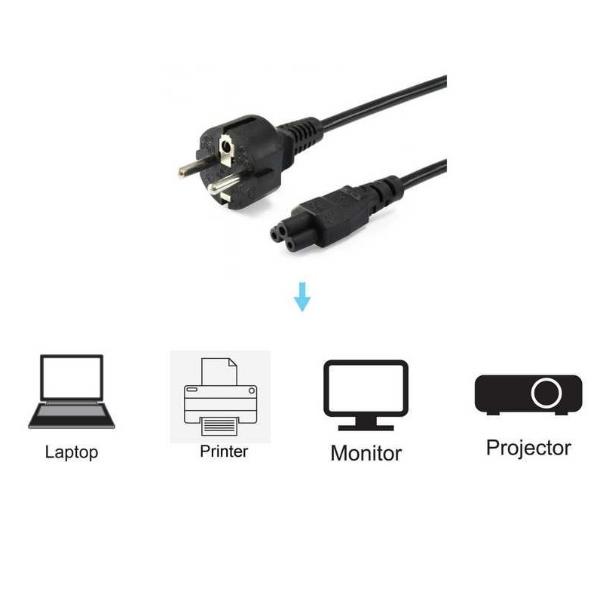 EQUIP - CAVO ALIMENTAZIONE da C5 a SCHUKO, 3.0m