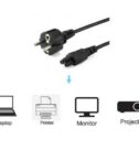 EQUIP - CAVO ALIMENTAZIONE da C5 a SCHUKO, 1.8m