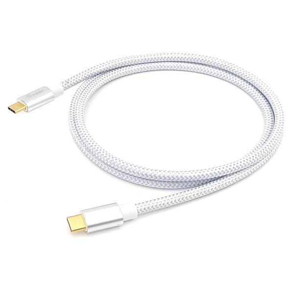 EQUIP - CAVO USB 3.2 GEN.2 Type-C M/M - 5A, PD 100W, 4K/60Hz 10GHz -- Bianco, 2.0m