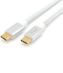 EQUIP - CAVO USB 3.2 GEN.2 Type-C M/M - 5A, PD 100W, 4K/60Hz 10GHz -- Bianco, 2.0m