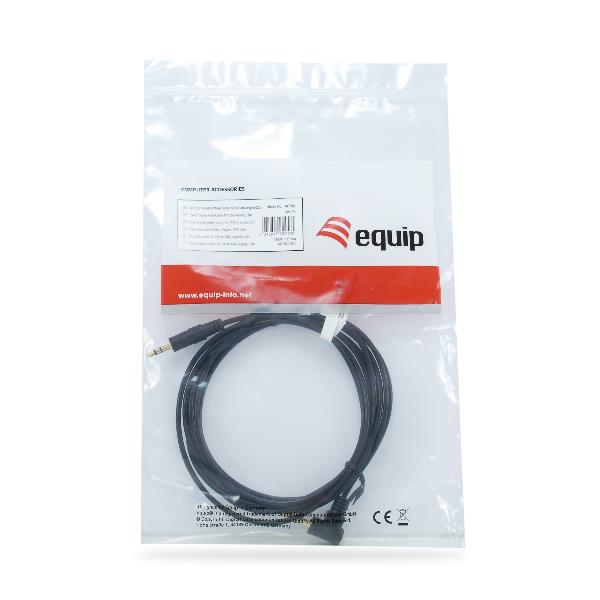 EQUIP - CAVO AUDIO STEREO 3.5mm M/M Angolato, 2.5m
