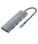 DOCKING STATION 10-in 1 USB 3.2 Gen 1 -- HDMI, 100W USB PD, USB-C 5Gbps x2, USB-A 5Gbps x3, SD, TF/MicroSD, GbE