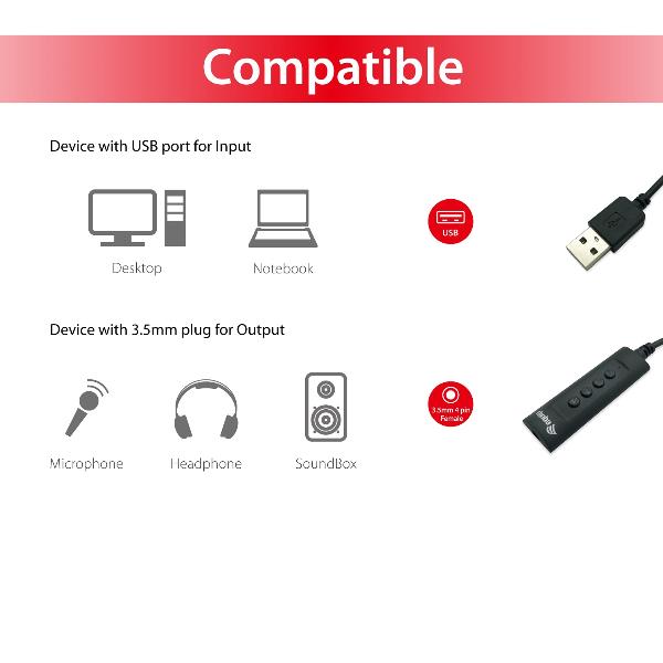 EQUIP - CAVO ADATTATORE AUDIO USB
