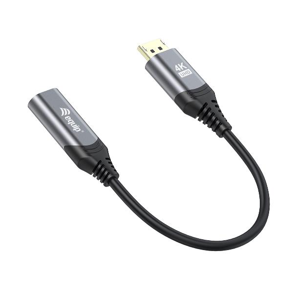 EQUIP - ADATTATORE da DisplayPort 1.2 a HDMI 4K/60Hz M/F