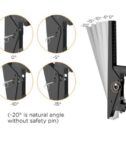 EQUIP - STAFFA DOPPIA TV DA SOFFITTO 45"-55"