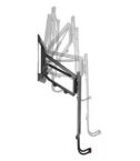 EQUIP - STAFFA TV PARETE 43"-70" Pull-Down