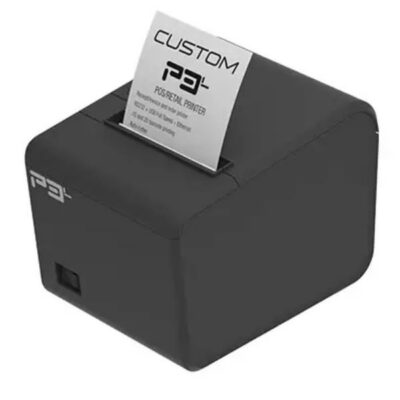 STAMPANTE COMANDA CUSTOM P3L - USB/SERIALE/ETHERNET, BUZZER INTEGRATO, TAGLIERINA, 58MM/80MM REGOLABILE CON ADATTATORE INTERNO