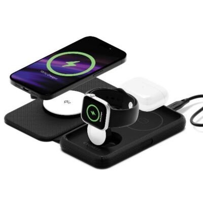 Caricabatterie wireless 3 in 1 MagTravel Qi2.0