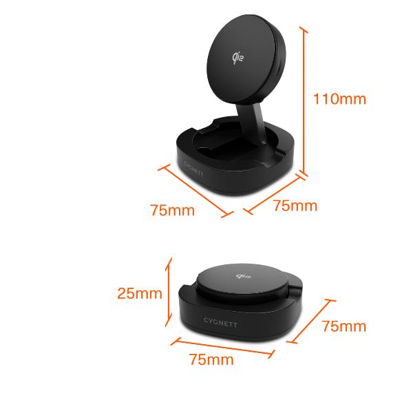 Chargebase Qi2.0 Single Wireless Charger - Black