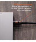 Unite Intelli-Cable USB-C with LED Display 1M Black