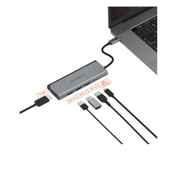Hub USB-C 5 in 1 (HDMI singolo)
