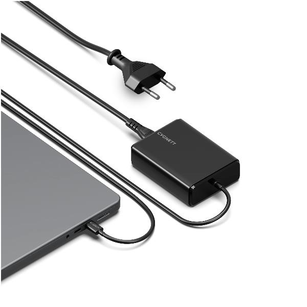 PowerMaxx 100W GaN USB-C Laptop Charger - Black - EU