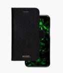 New York - Custodia in pelle Saffiano per iPhone 12/12 Pro - Nero