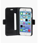 Copenhagen Slim - Custodia in Pelle per iPhone SE/8/7/6 - Nero
