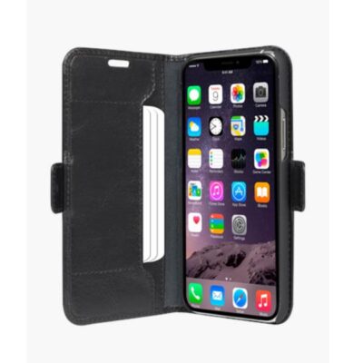 Copenhagen Slim - Custodia in Pelle per iPhone 11/XR - Nero