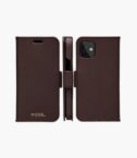 Milano - Custodia in pelle Saffiano per iPhone 12 mini - Marrone