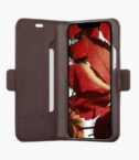 Milano - Custodia in pelle Saffiano per iPhone12/12 Pro - Marrone