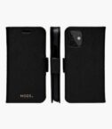 New York - Custodia in pelle Saffiano per iPhone 12 mini - Nero