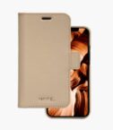New York - Custodia in pelle Saffiano per iPhone12 mini - Rosa Sabbia