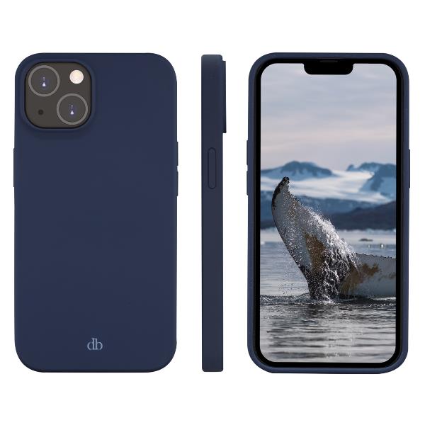 Monaco - Custodia per iPhone 14 in Plastica Riciclata - Blu