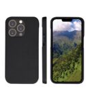 New York - Custodia in Pelle per iPhone 14 Pro - Nero