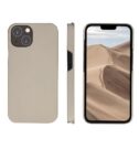 New York - Custodia in Pelle per iPhone 14 - Sabbia