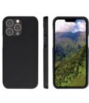 New York - Custodia in Pelle per iPhone 14 Pro Max - Nero