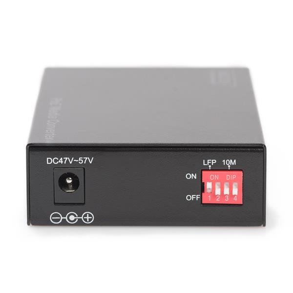 Convertitore multimediale Gigabit PoE, RJ45 / SFP, PSE
