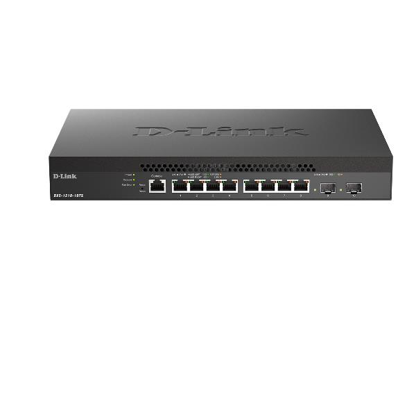 10-PORT SWITCH INCLUDING 8X10 GIGA