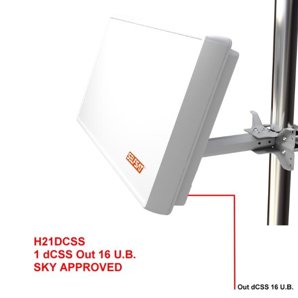 Parabola SelfSat H21 DCSS SKY 16UB OUT
